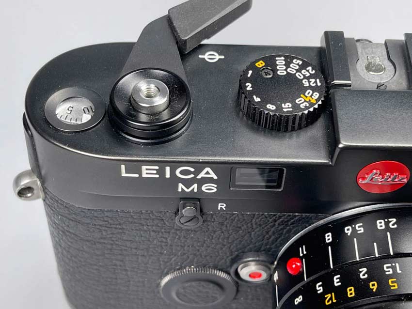 Leica M6 Einstellrad für Belichtungszeit