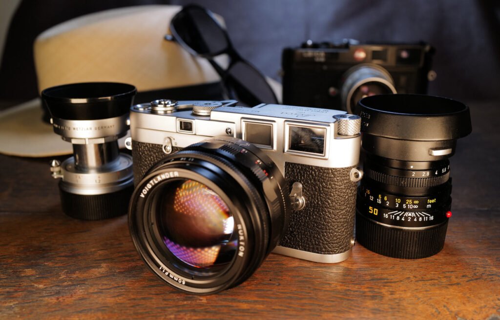Leica M3 mit einem Voigtländer Nokton