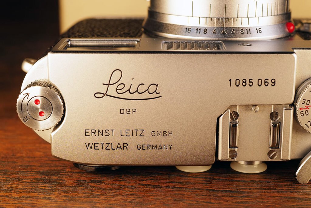 Leica M1: Oberseite