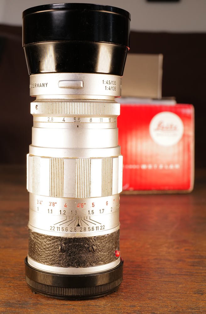 Leica Elmarit 90 mm, sehr gute Handhabung