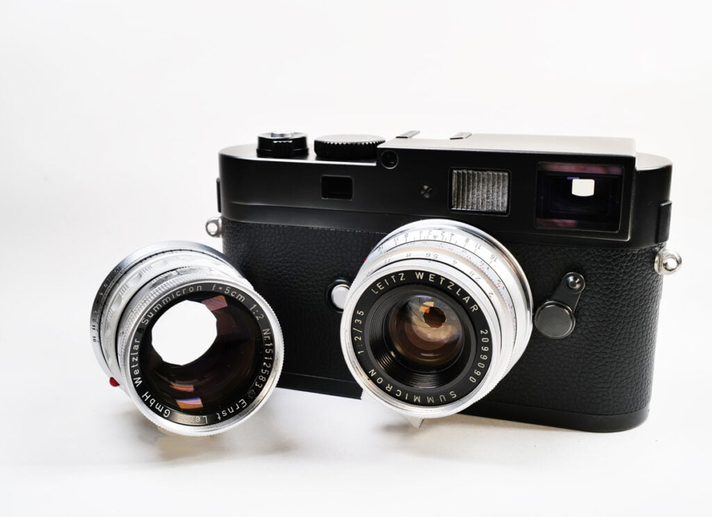 Leica M Monochrom CCD mit Summicron Objektiven