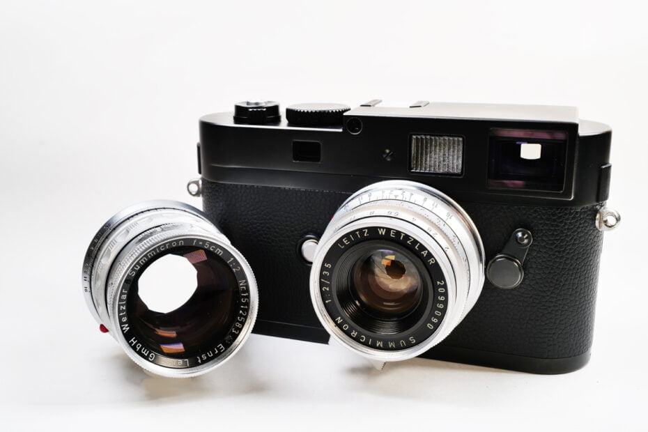 Leica M Monochrom CCD mit Summicron Objektiven