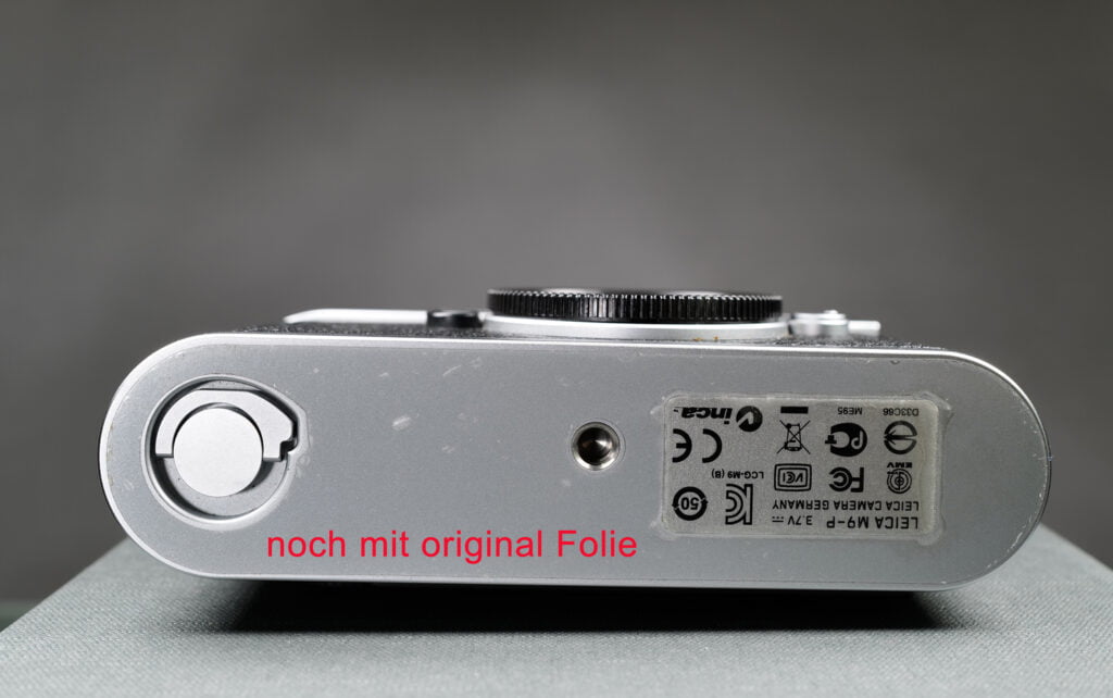 Leica M9-P mit Bodendeckel