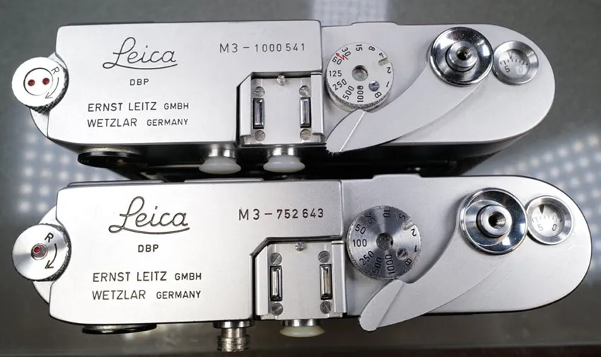 Leica M3 Single Stroke und Doppelaufzug