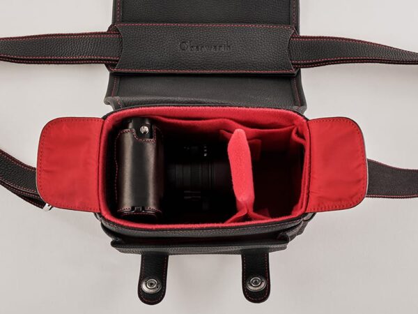 TP Original Leder-Halbgehäuse Für Leica CL – Handgefertigt, Schwarz, Vintage-Stil