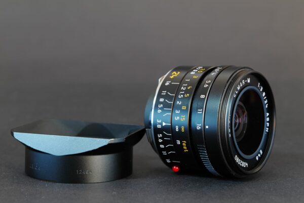 LEICA Elmar-M 3,8 24mm ASPH. schwarz 6-bit #11648 mit OVP – Bild 10