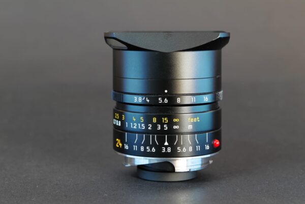 LEICA Elmar-M 3,8 24mm ASPH. schwarz 6-bit #11648 mit OVP – Bild 5
