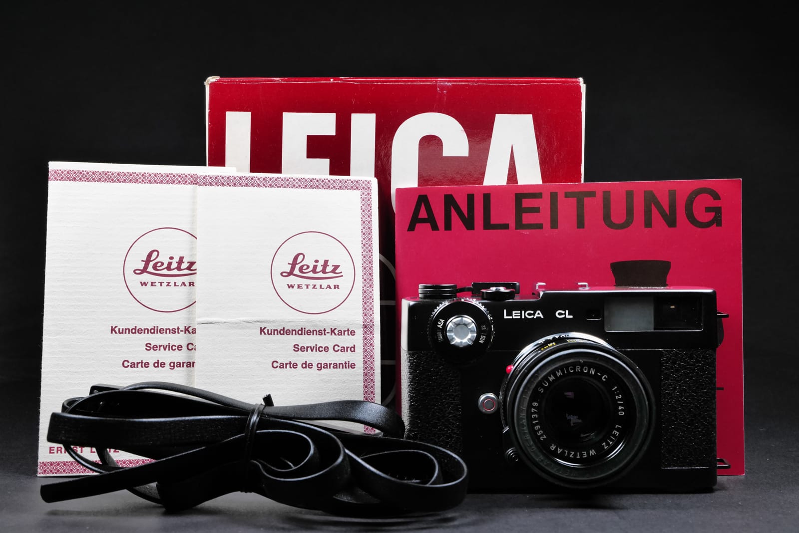 LEICA CL analog Kit Summicron 40mm "Sammlerstück" mit OVP – Bild 2
