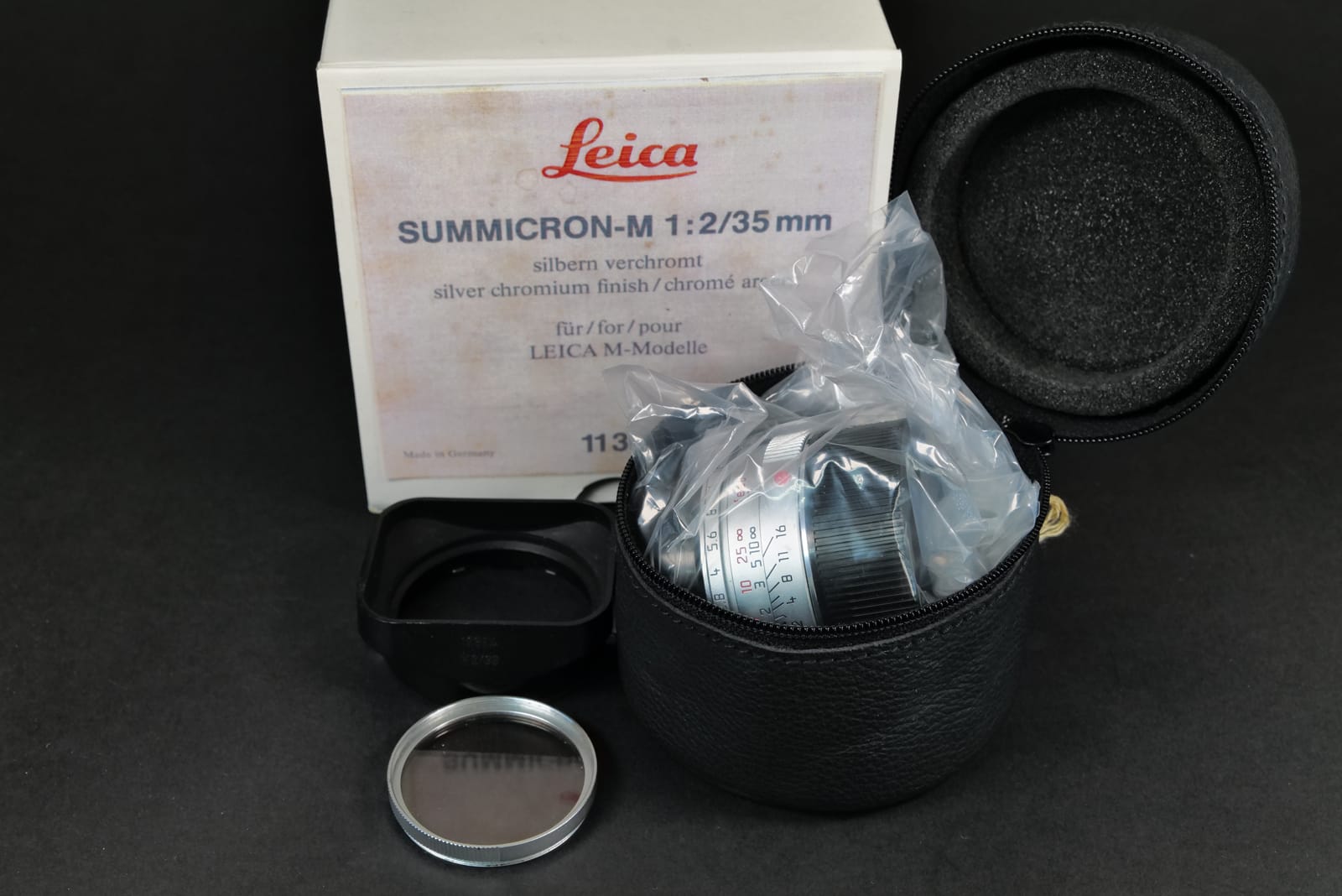 LEICA Summicron-M 35mm "King of Bokeh" silber m. OVP – Bild 16
