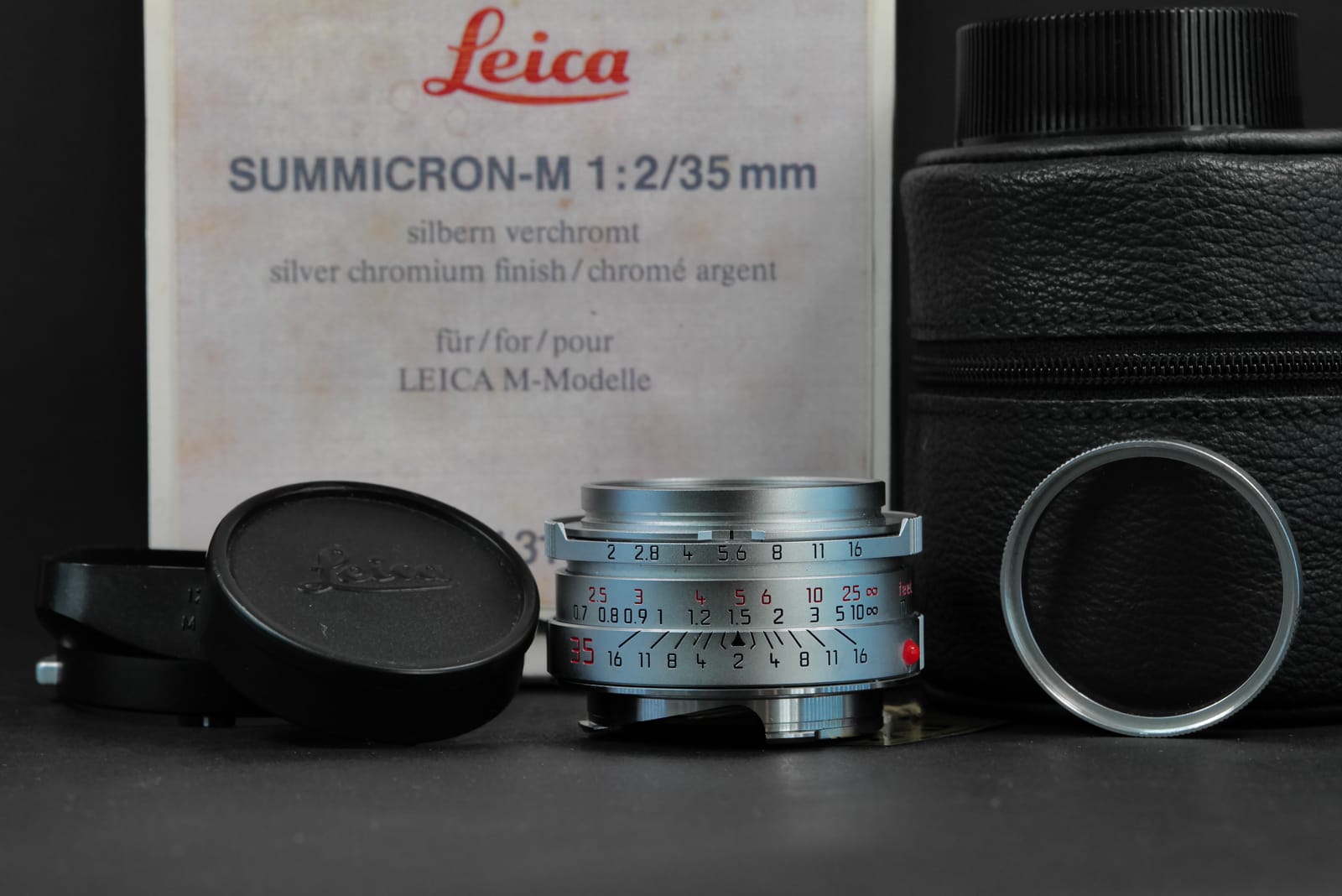 LEICA Summicron-M 35mm "King of Bokeh" silber m. OVP – Bild 2