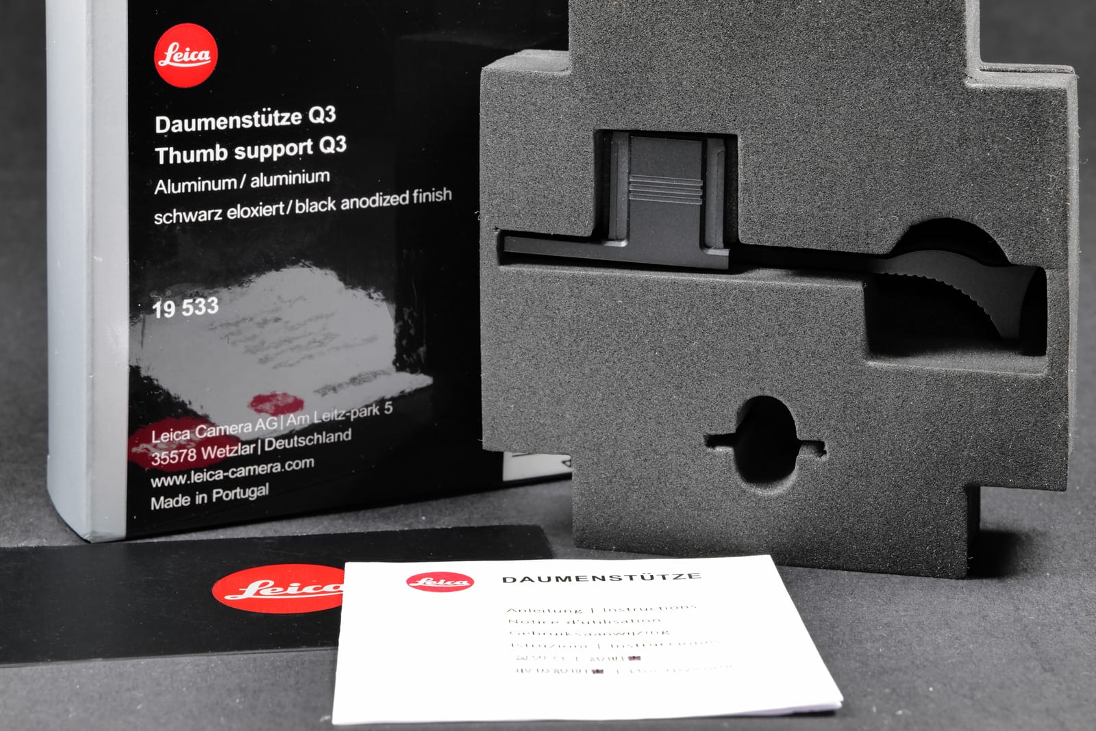 LEICA Q3 Daumenstütze schwarz Demoware – Bild 2