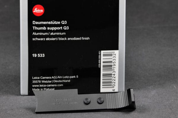 LEICA Q3 Daumenstütze schwarz Demoware – Bild 3