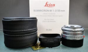 Leica Summicron 35 mm "King of Bokeh" silber