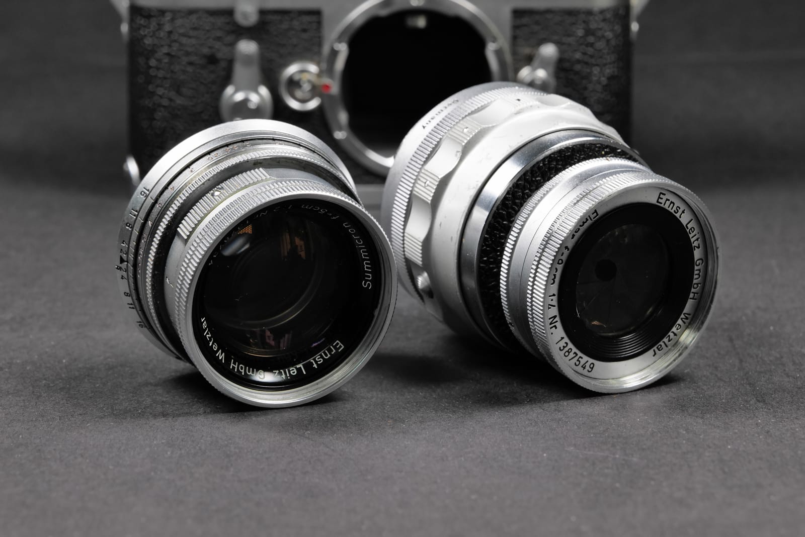 LEICA M3 Kit Summicron 5cm Elmar 9cm "Sammlerstück" mit Taschen – Bild 9