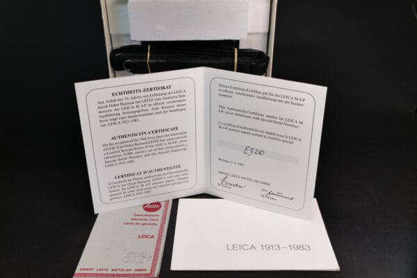 Leica M4-P Sondermodell 70 Jahre mit OVP und Sondernummer *MINT - Unbenutzt* – Bild 12