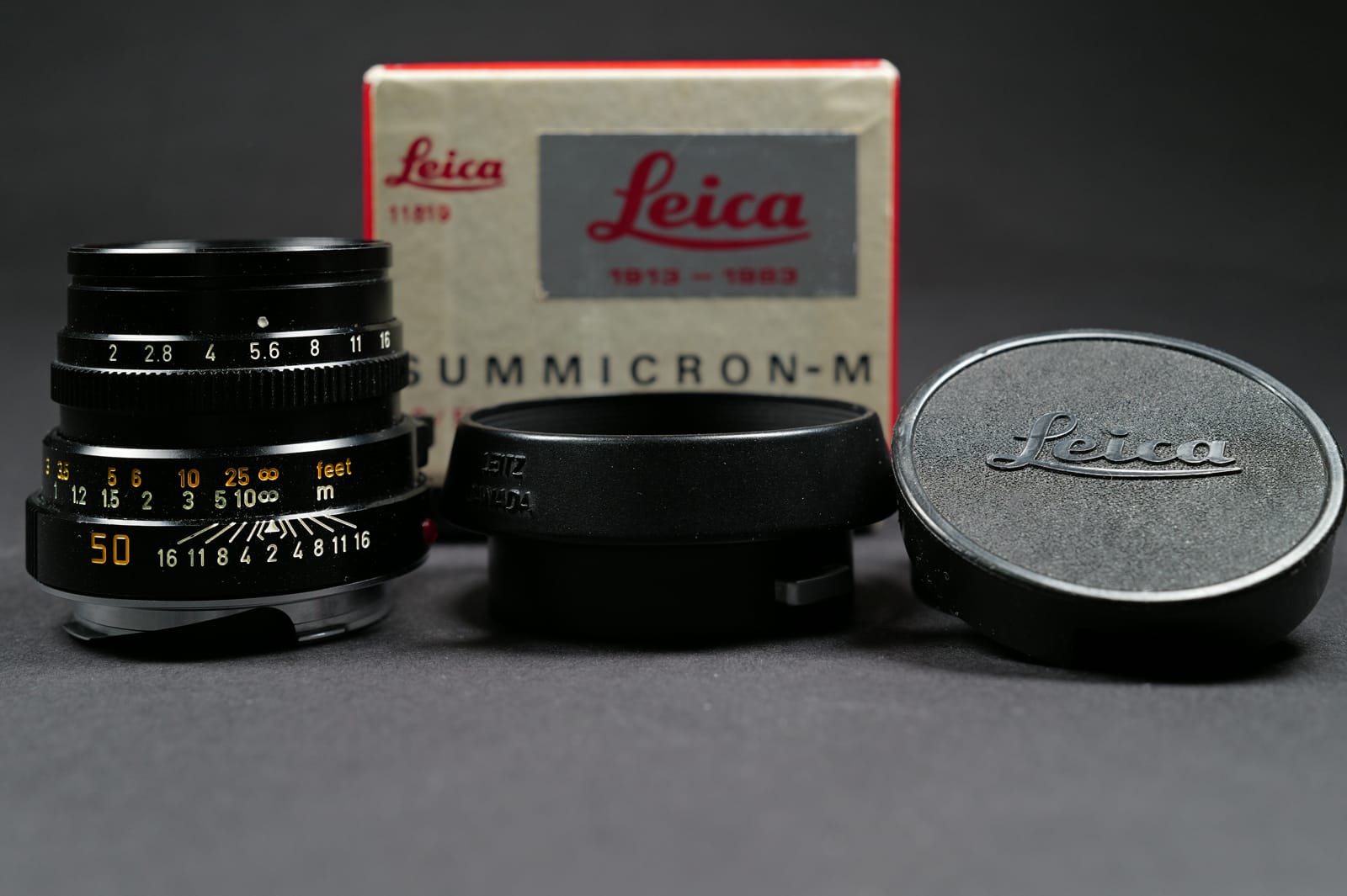LEICA Summicron-M 2/50 mm #11819, "Edition 1913-1983" 70 Jahre
