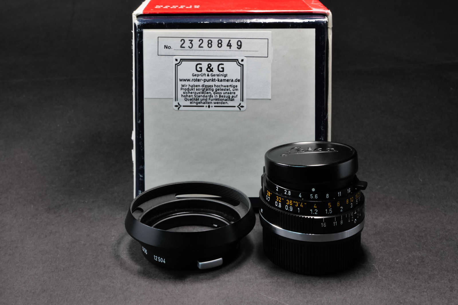 LEICA SUMMICRON-M 35mm schwarz #11309 in OVP – Bild 2