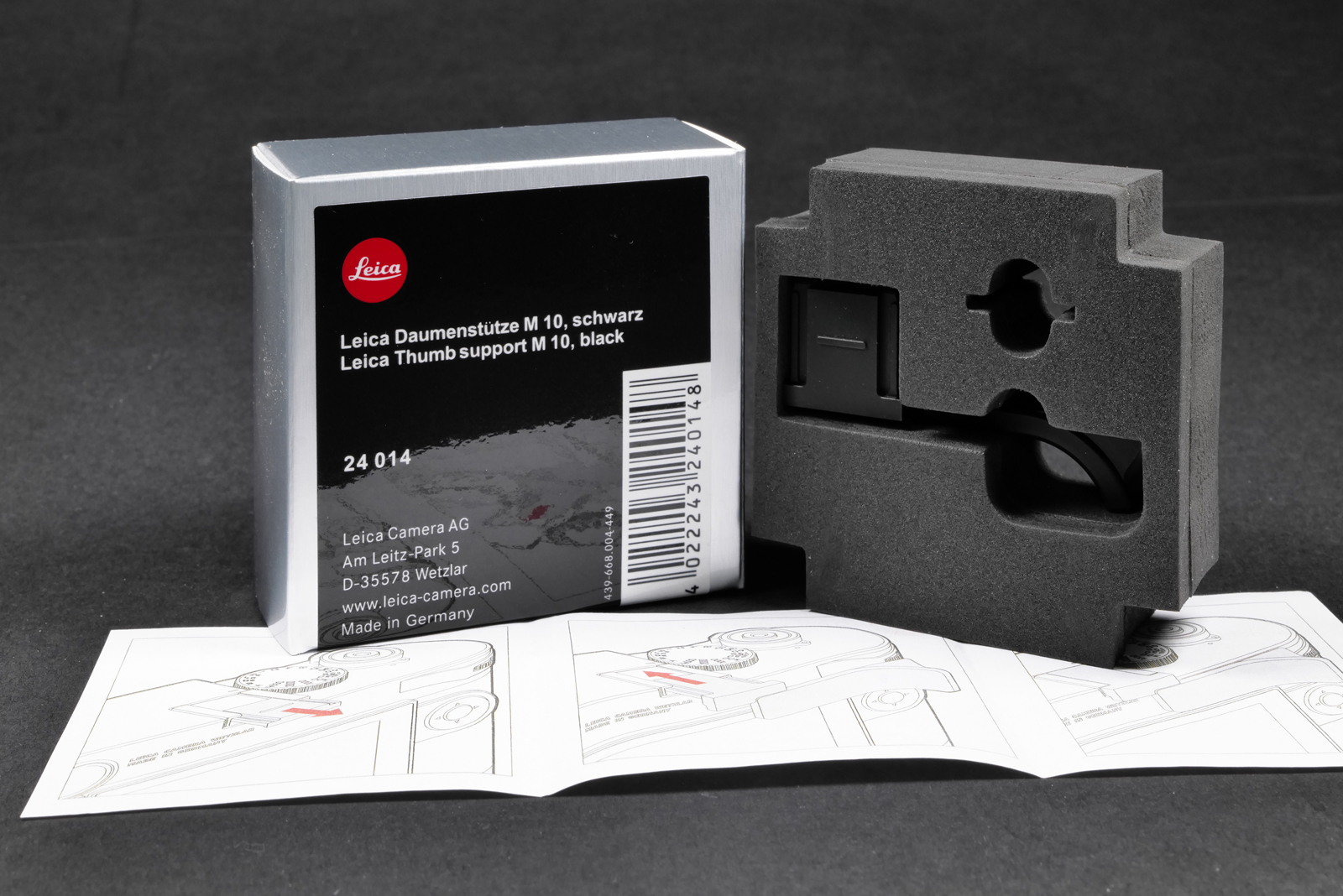Leica Daumenstütze M10 schwarz
