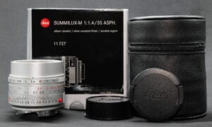 LEICA 35mm Summilux-M FLE MK II silber #11727 m. OVP