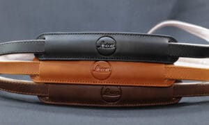 Kamera Leder Trageriemen schwarz Demoware