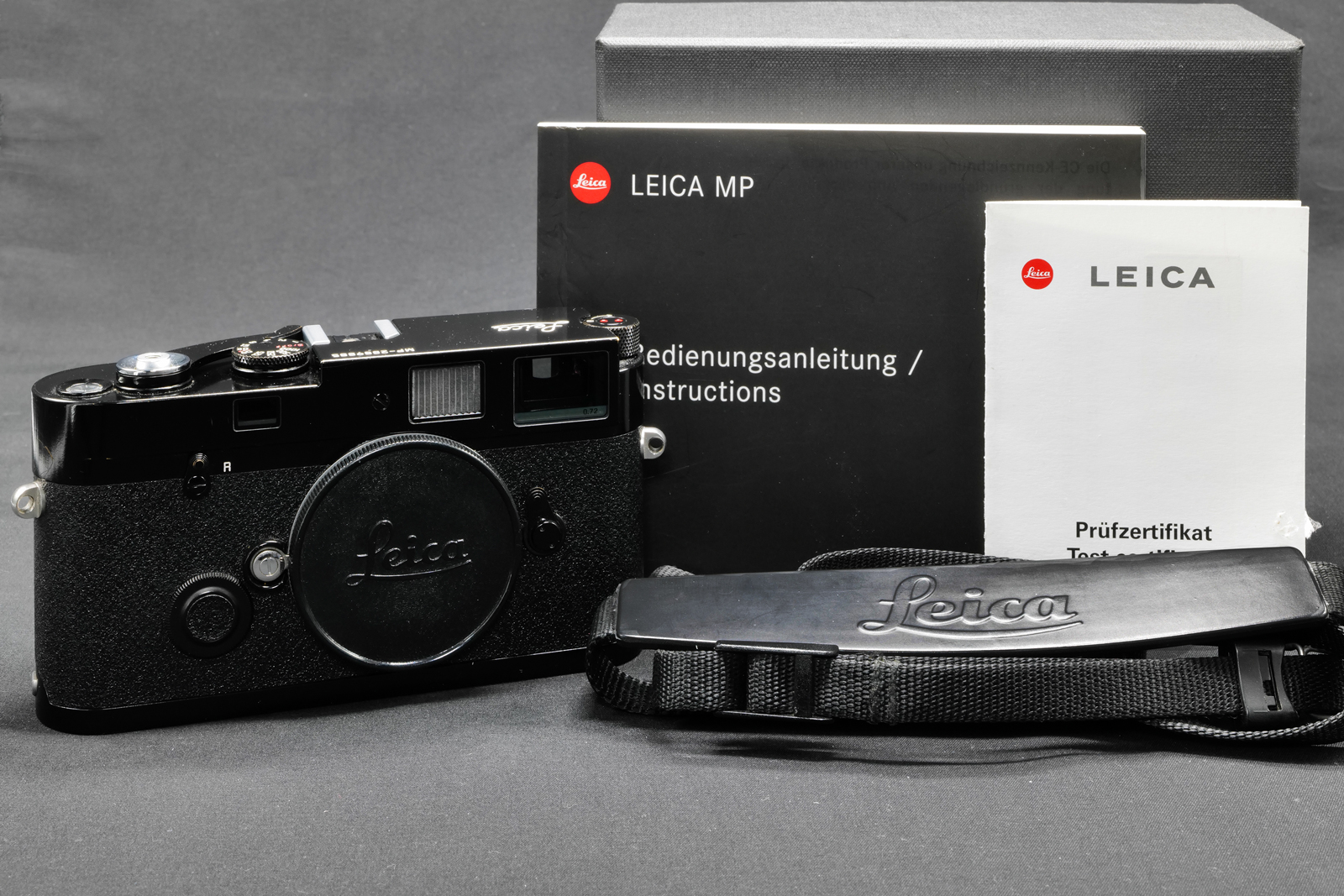 LEICA MP 0.72 black paint OVP u. Box *1A first batch* – Bild 3