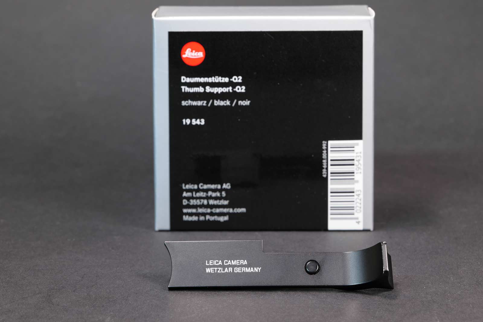 LEICA Q2 Daumenstütze schwarz Demoware – Bild 2