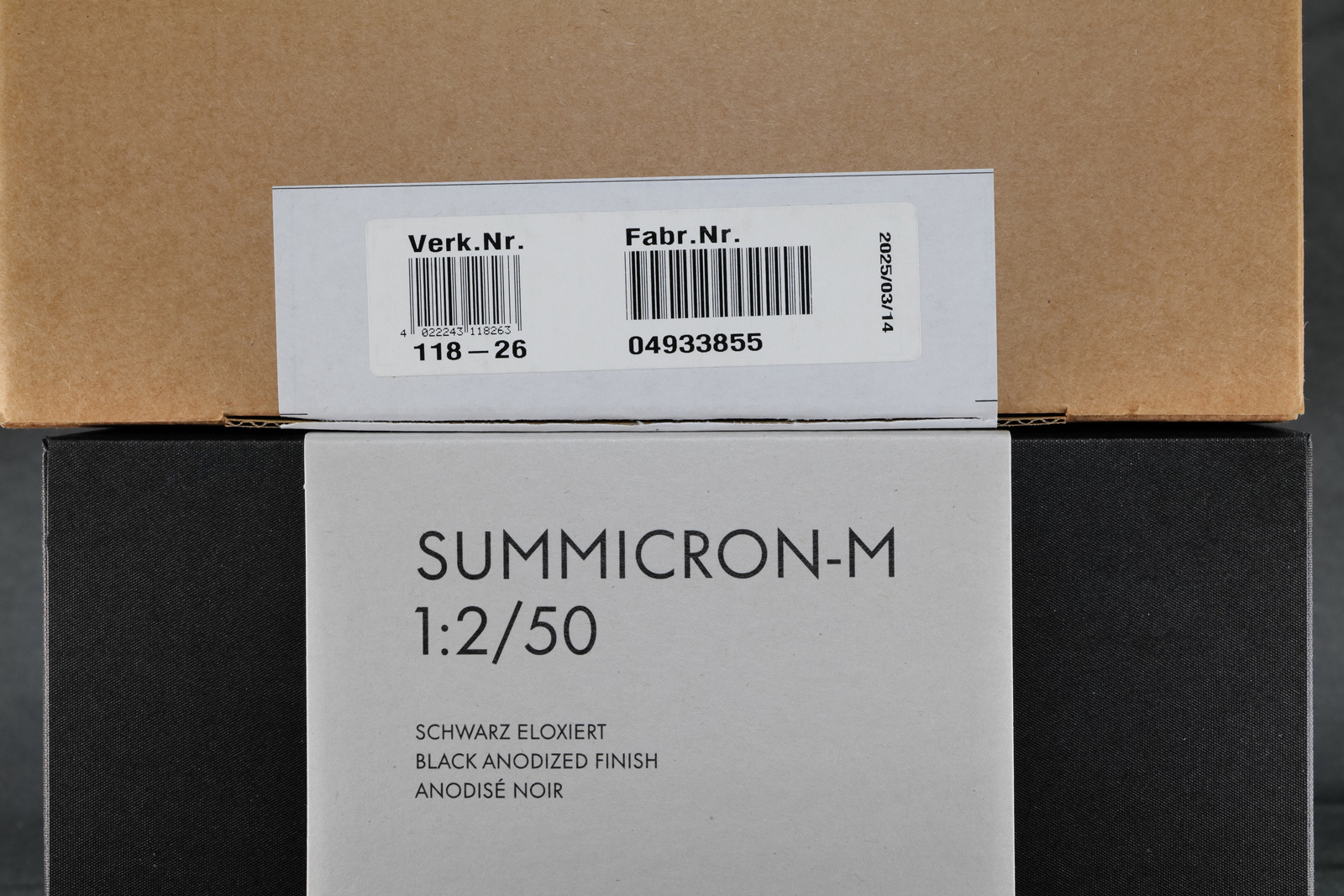 LEICA SUMMICRON-M 50 mm F/2 6bit #11826 OVP Ausstellungsstück – Bild 2