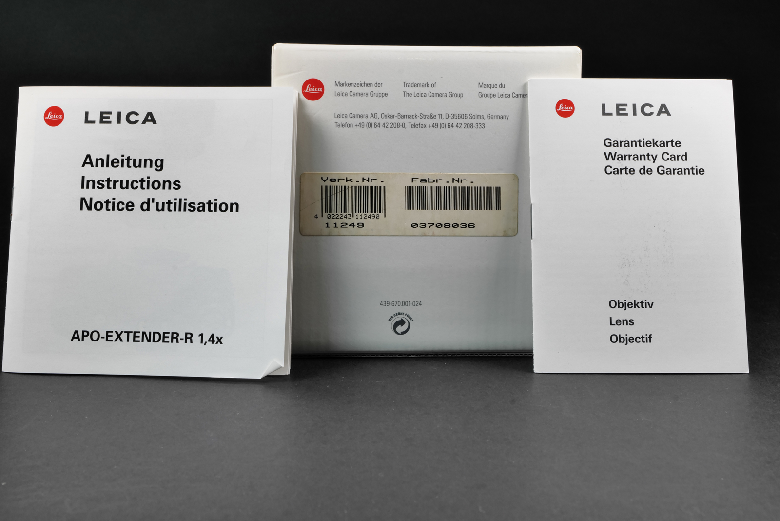 LEICA APO-Extender R 1,4x #11249 – Bild 3
