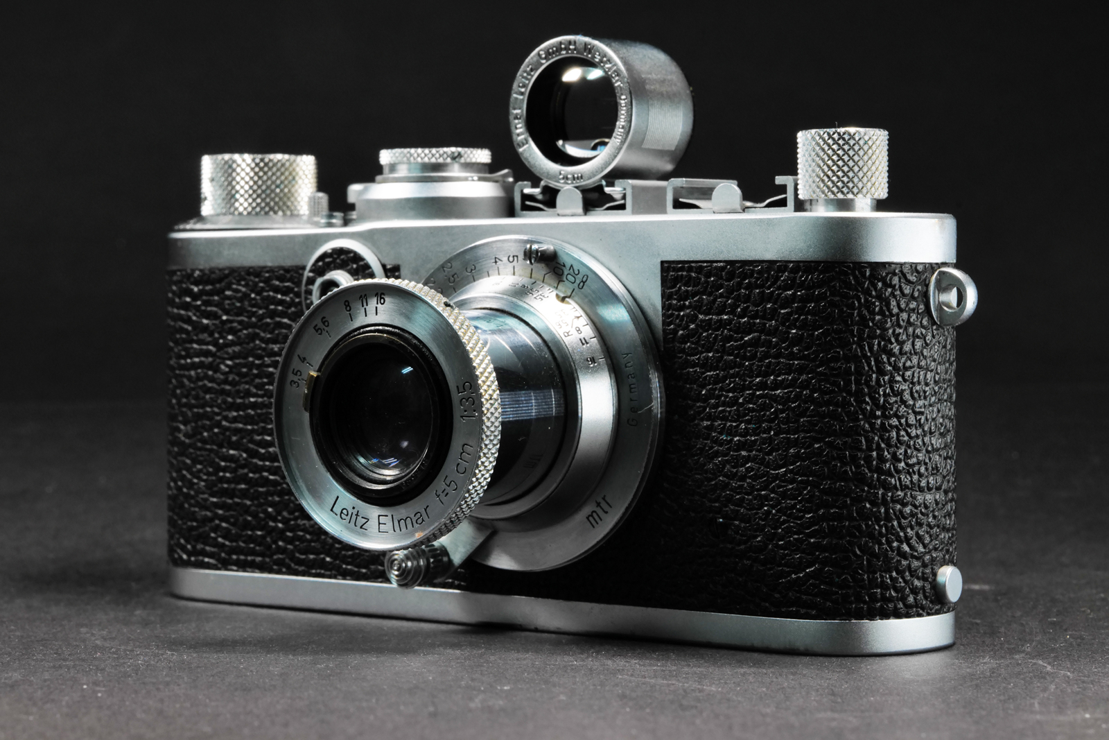LEICA If Germany + Elmar 3,5/5cm + Leitz "OEINO u. SBOOI" 5cm Finder – Bild 3