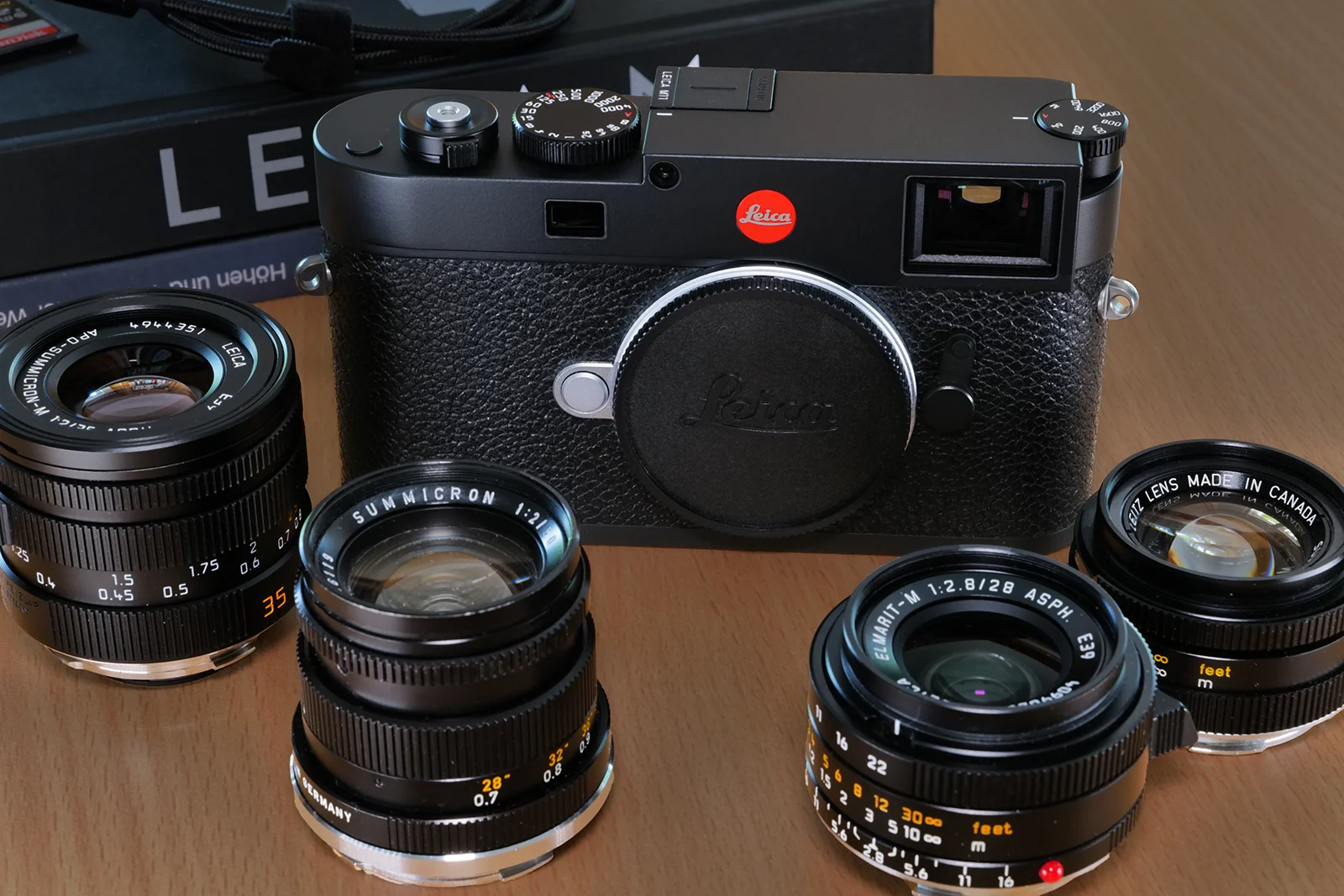 Leica M11 mit verschiedenen Leica M-Objektiven