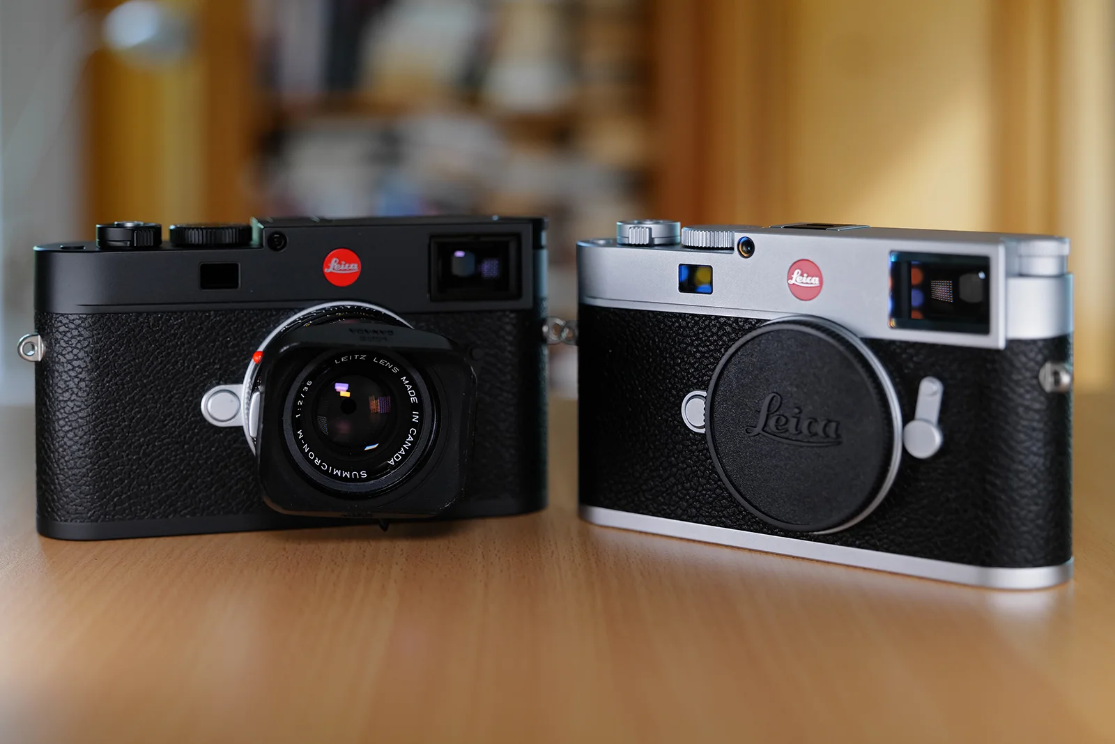 Leica M11, Leica M11-P, Leica M11 Monochrom und Leica M11-D im direkten Vergleich