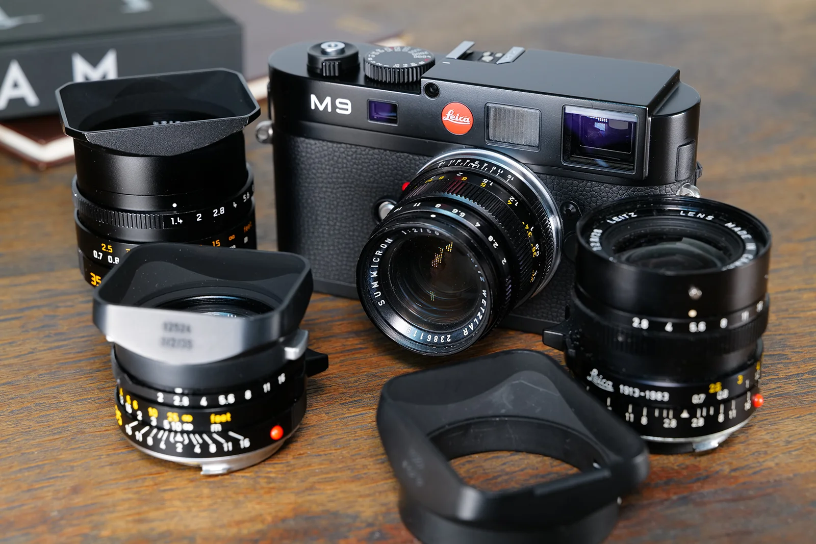 Objektivempfehlungen für die Leica M9 Leica M9 mit verschiedenen Leica M Objektiven