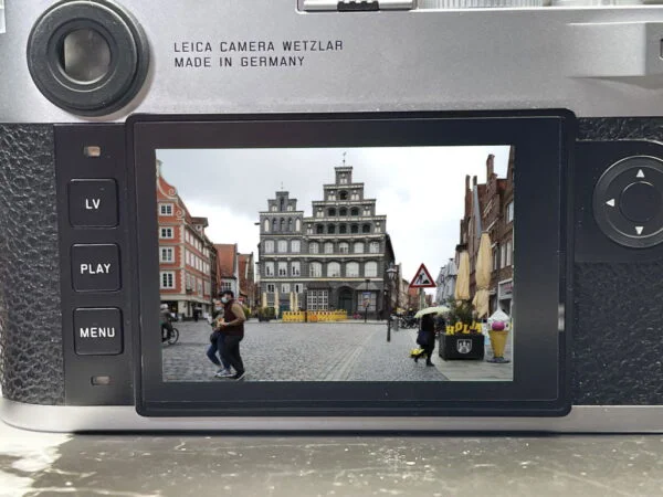 Display der Leica M10 mit Bildwiedergabe