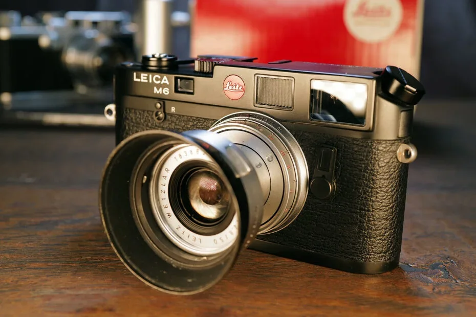Leica M6 von 1988 mit versenkbarem Elmar 50 mm