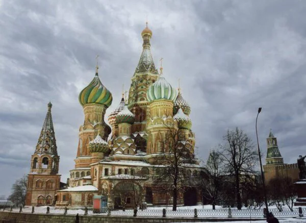 Mit der Leica M6 fotografierte Basilius-Kathedrale in Moskau