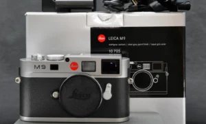 Leica M9 stahlgrau lackiert